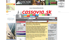 Desktop Screenshot of cassovia.sk