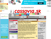 Tablet Screenshot of cassovia.sk
